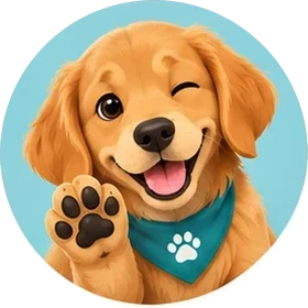 La mascota de PetCare saludando